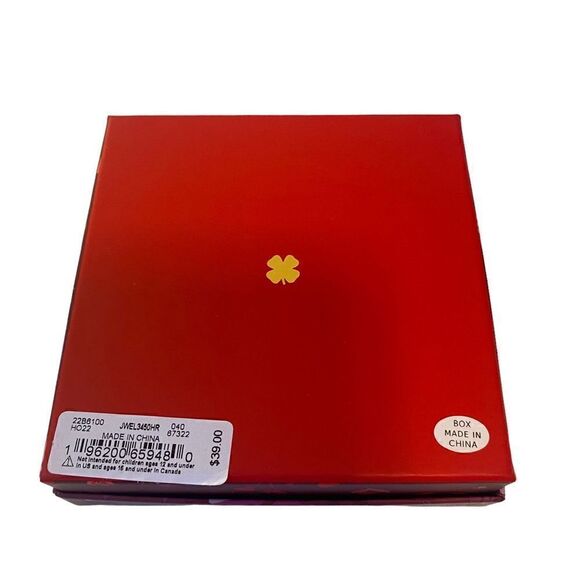 Lucky Brand Graduated Circle Drop Earrings in Hammered Silver Tone - Picture 9 of 9